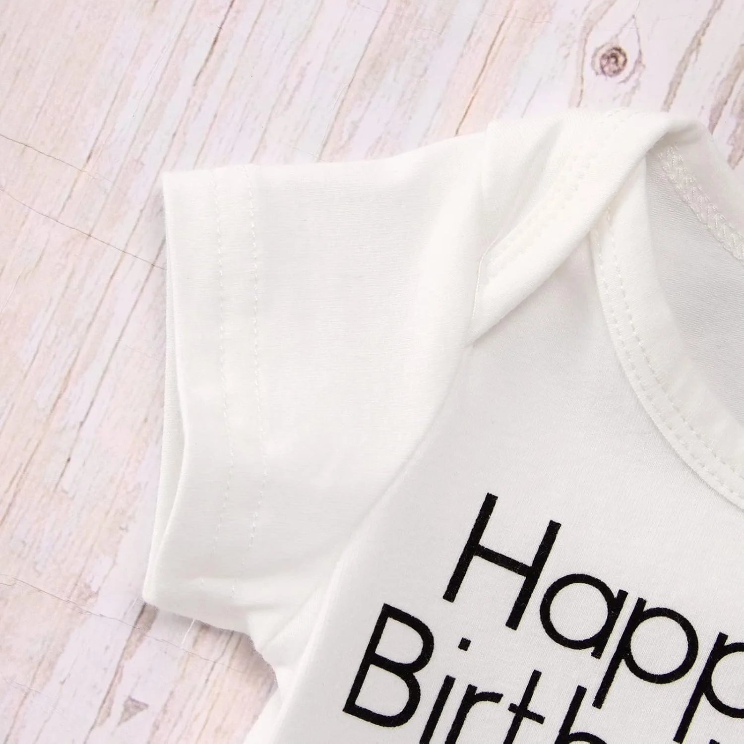 لباس نوزادی دخترانه C&M WODRO، بادی دختر بابا، رامپر آستین کوتاه، لباس تولد یک سالگی 0-12 ماه