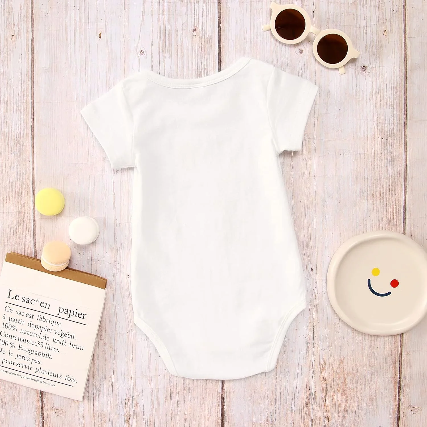 لباس نوزادی دخترانه C&M WODRO، بادی دختر بابا، رامپر آستین کوتاه، لباس تولد یک سالگی 0-12 ماه