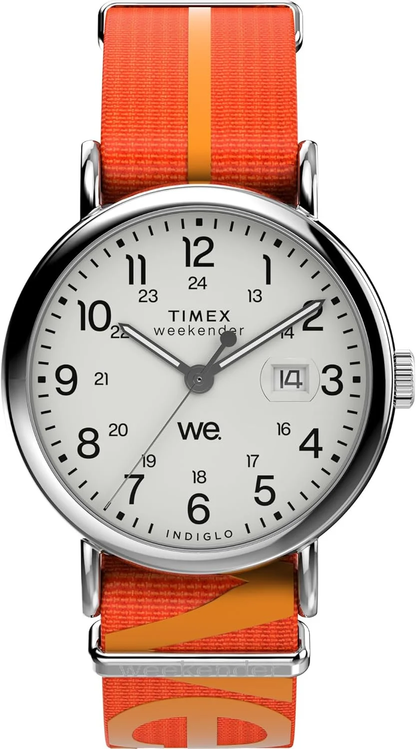 ساعت مچی عقربه ای مردانه تایمکس مدل Weekender Main Line با صفحه سفید گرد - TW2W99500UJ