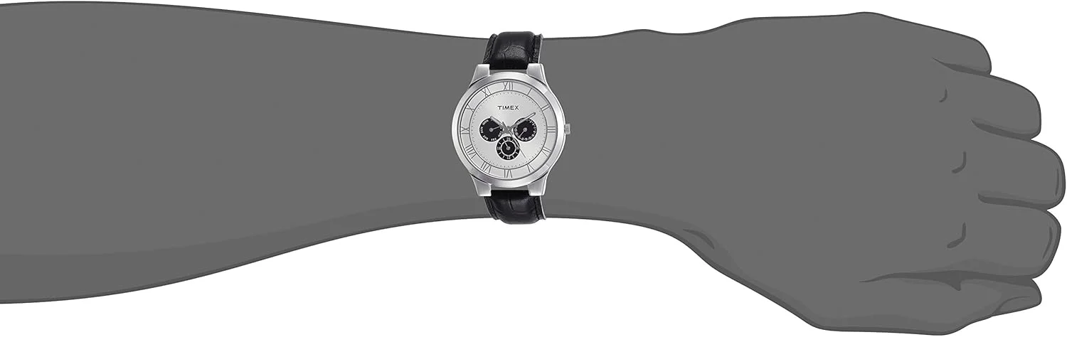 ساعت مچی مردانه آنالوگ Timex با صفحه سفید - TW000K111