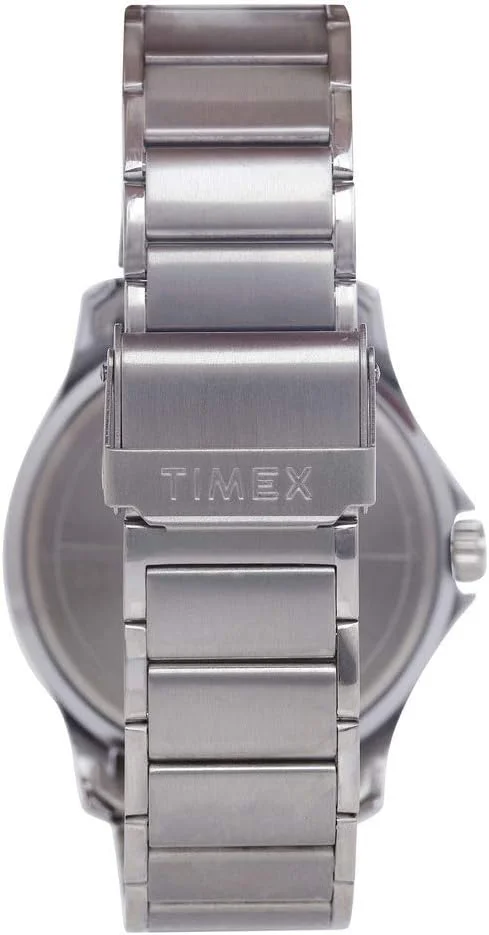 ساعت مچی مردانه آنالوگ Timex با صفحه نقره ای - TW000X121، استیل، سایز آزاد، دستبندی ساعت مچی مردانه آنالوگ Timex با صفحه نقره ای - TW000X121، استیل، سایز آزاد، دستبندی