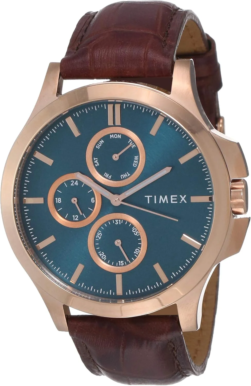 ساعت مچی مردانه Timex مدل آنالوگ با صفحه آبی - TWEG17002
