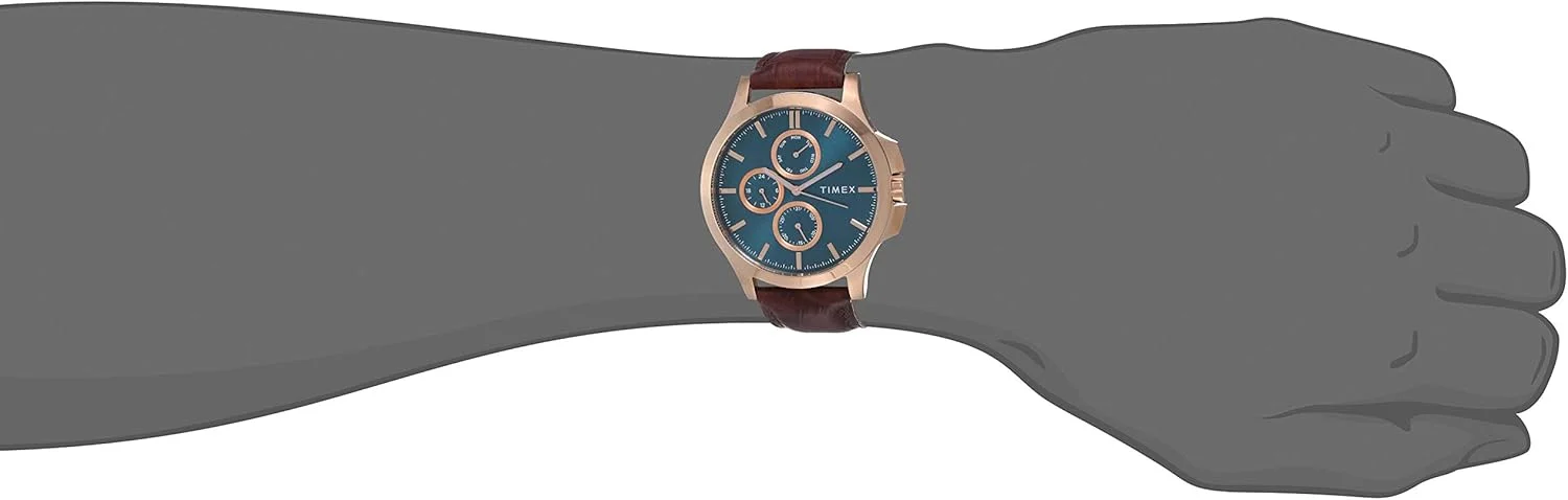 ساعت مچی مردانه Timex مدل آنالوگ با صفحه آبی - TWEG17002