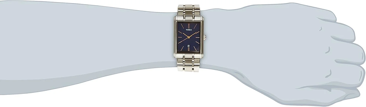 ساعت مچی عقربه‌ای مردانه Timex مدل Fashion با صفحه آبی - TI000M70200، آبی، بند دستبندی
