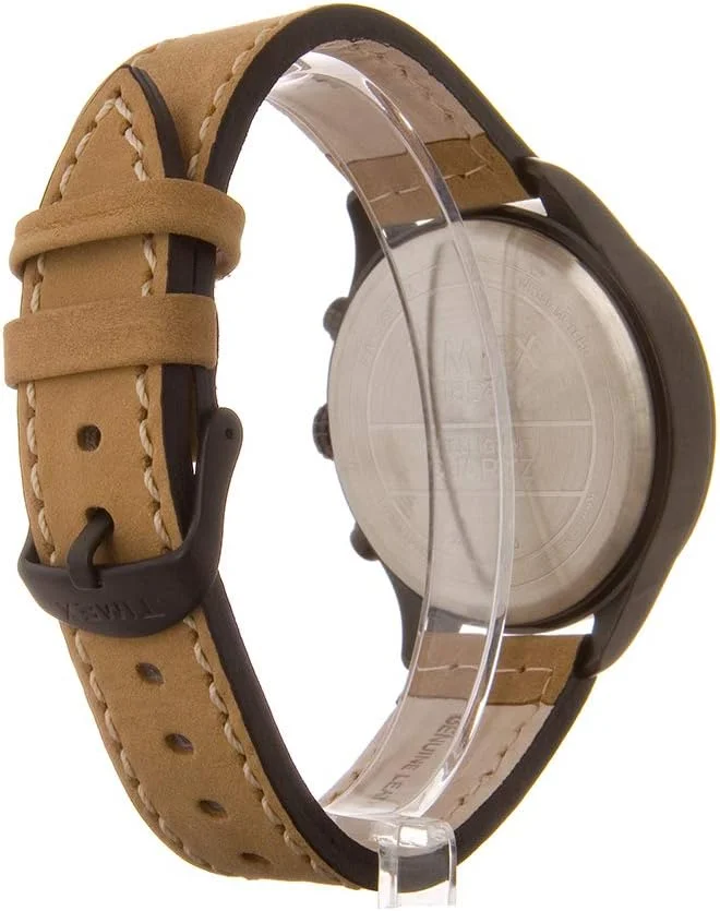 ساعت هوشمند کوارتز مردانه Timex با صفحه نمایش کرنوگراف Fly-Back و بند چرمی ساعت هوشمند کوارتز مردانه Timex با صفحه نمایش کرنوگراف Fly-Back و بند چرمی
