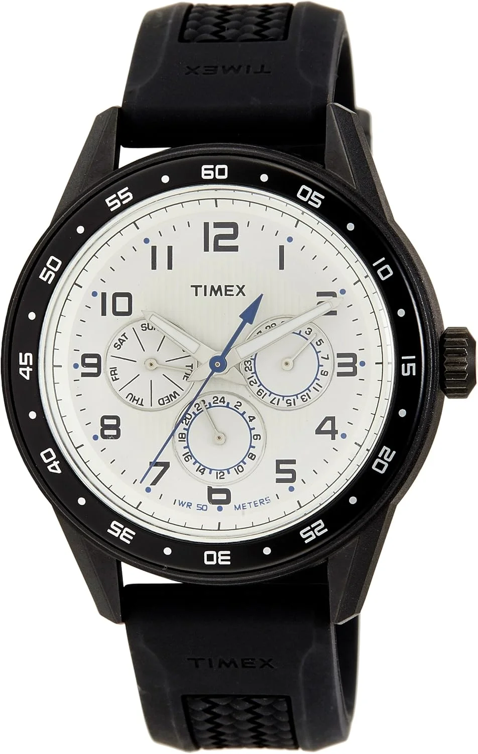 ساعت مچی مردانه Timex Kaleidoscope با صفحه سفید آنالوگ - T2P045