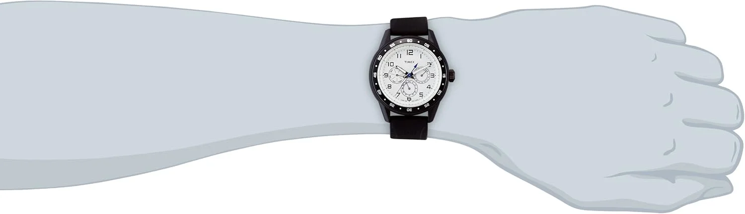 ساعت مچی مردانه Timex Kaleidoscope با صفحه سفید آنالوگ - T2P045 ساعت مچی مردانه Timex Kaleidoscope با صفحه سفید آنالوگ - T2P045