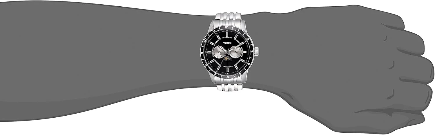 ساعت مچی مردانه آنالوگ Timex E Class با صفحه مشکی - TWEG14703 ساعت مچی مردانه آنالوگ Timex E Class با صفحه مشکی - TWEG14703