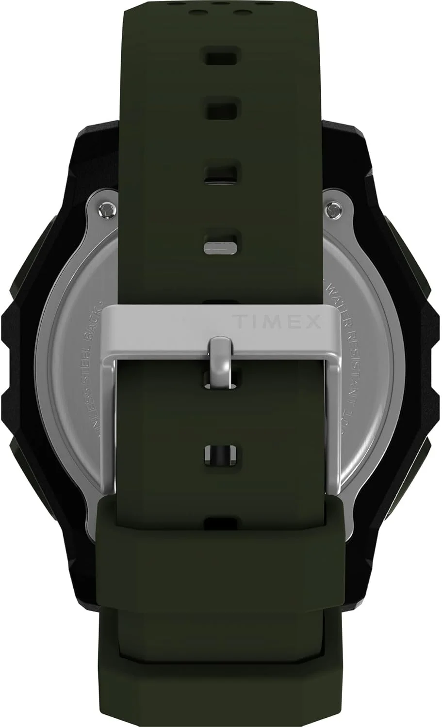 ساعت مردانه Timex Expedition Ridge با قطر 49 میلیمتر - بند سبز، صفحه نمایش دیجیتال نگاتیو، قاب مشکی ساعت مردانه Timex Expedition Ridge با قطر 49 میلیمتر - بند سبز، صفحه نمایش دیجیتال نگاتیو، قاب مشکی