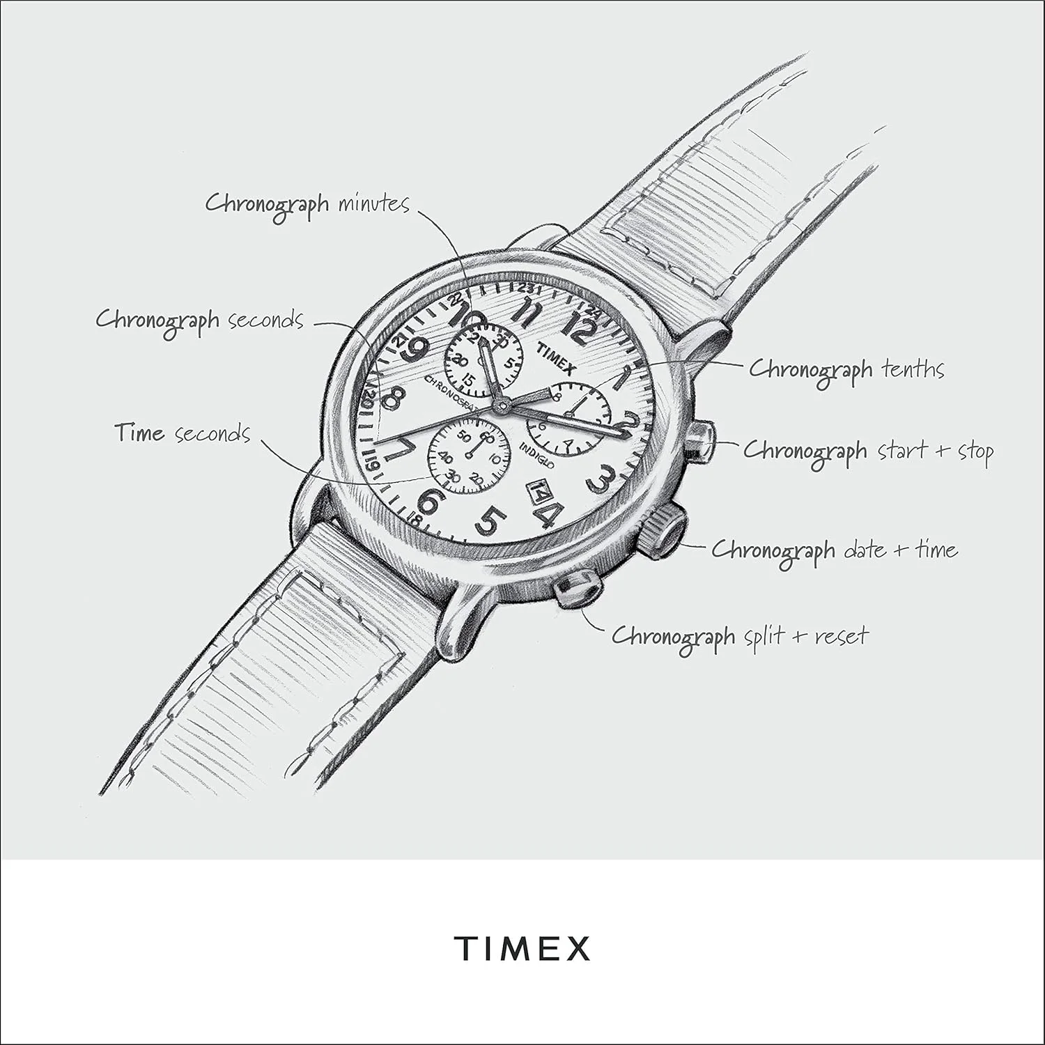 ساعت مچی مردانه تایمکس مدل Tribute Collegiate Weekender Chrono با بند چرمی کوارتز 40 میلیمتری ساعت مچی مردانه تایمکس مدل Tribute Collegiate Weekender Chrono با بند چرمی کوارتز 40 میلیمتری