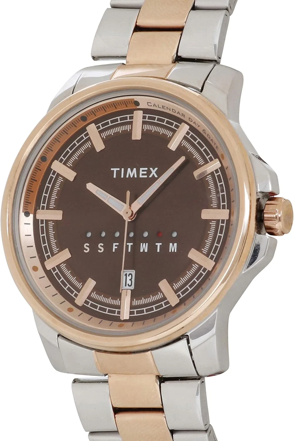 ساعت مچی مردانه Timex مدل آنالوگ قهوه ای - TWEG17206، بند دستبند ساعت مچی مردانه Timex مدل آنالوگ قهوه ای - TWEG17206، بند دستبند