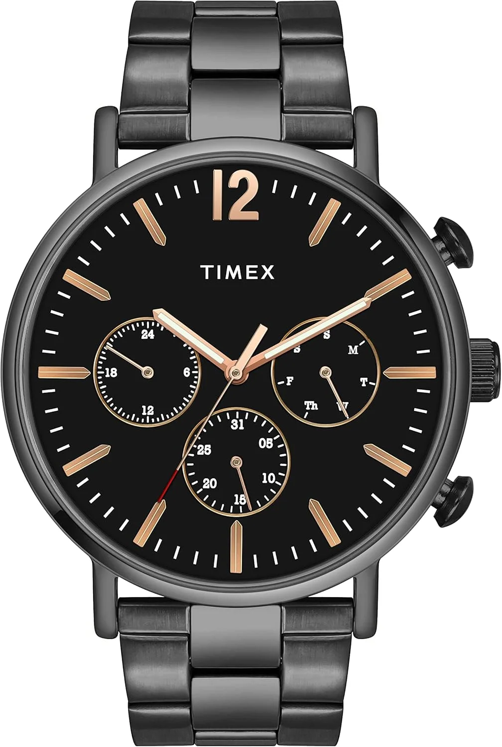 ساعت مچی مردانه آنالوگ Timex با صفحه مشکی - TWEG20011، مشکی، کلاسیک