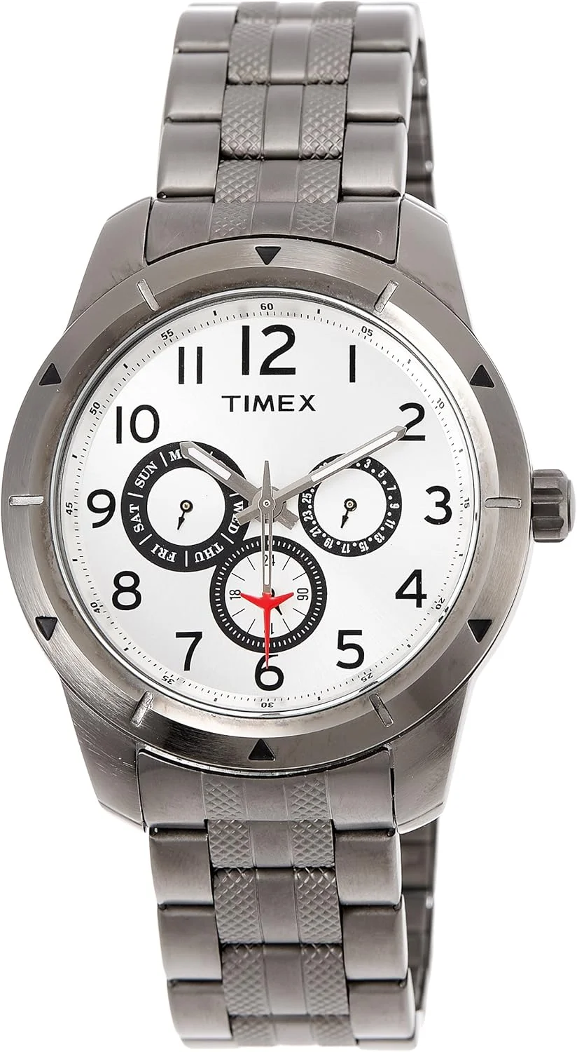 ساعت مچی مردانه آنالوگ Timex E-Class با صفحه نقره ای - I600