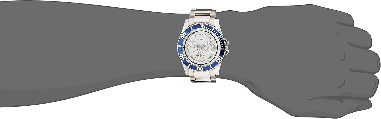 ساعت مچی مردانه Timex E-Class آنالوگ صفحه سفید - TI000F80500