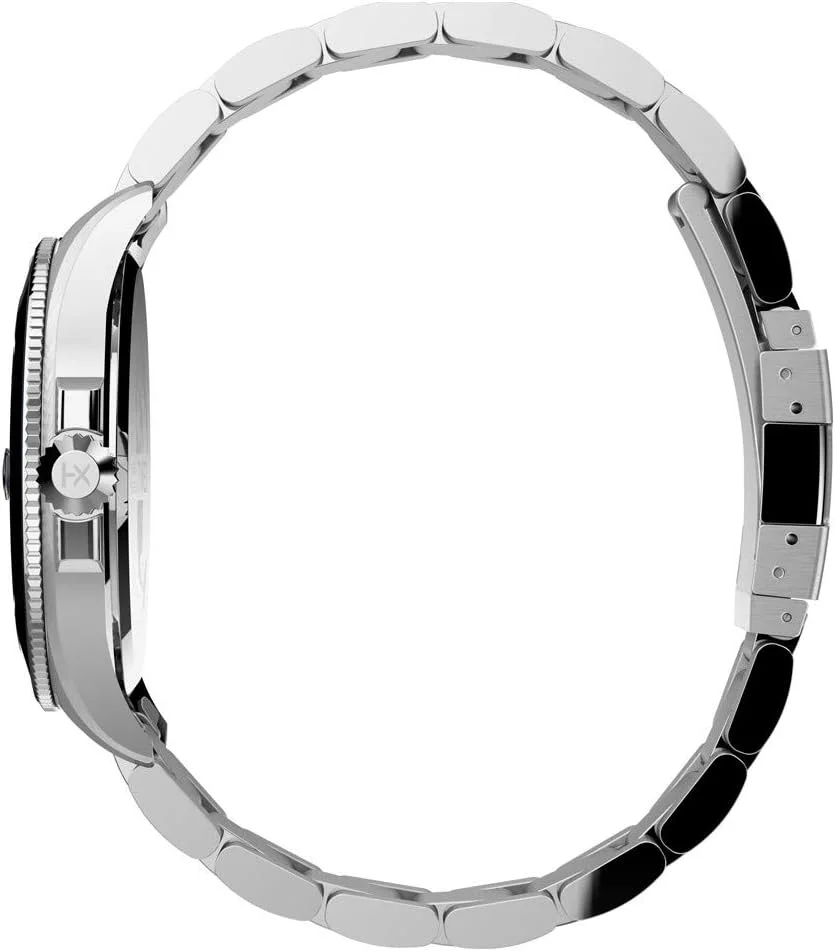 ساعت مچی عقربهای مردانه Timex با بند استیل مدل TW2U41900، نقرهای، TW2U41900-AMZUK ساعت مچی عقربهای مردانه Timex با بند استیل مدل TW2U41900، نقرهای، TW2U41900-AMZUK