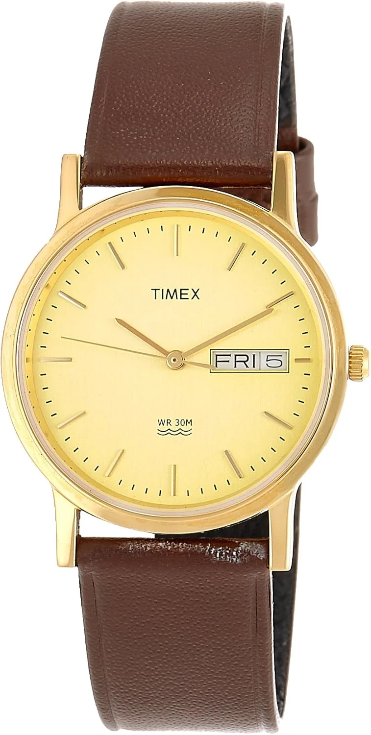 ساعت مچی عقربه ای مردانه Timex مدل صفحه گرد - A501