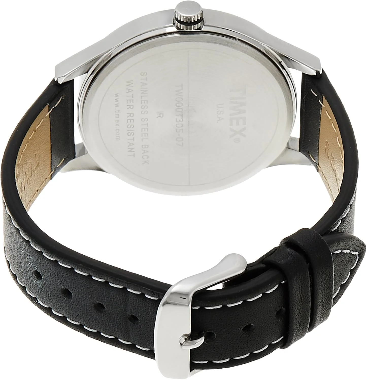 ساعت مچی عقربه ای مردانه Timex Fashion با صفحه مشکی - TW000T305، مشکی، سایز آزاد، بند ساعت مچی عقربه ای مردانه Timex Fashion با صفحه مشکی - TW000T305، مشکی، سایز آزاد، بند