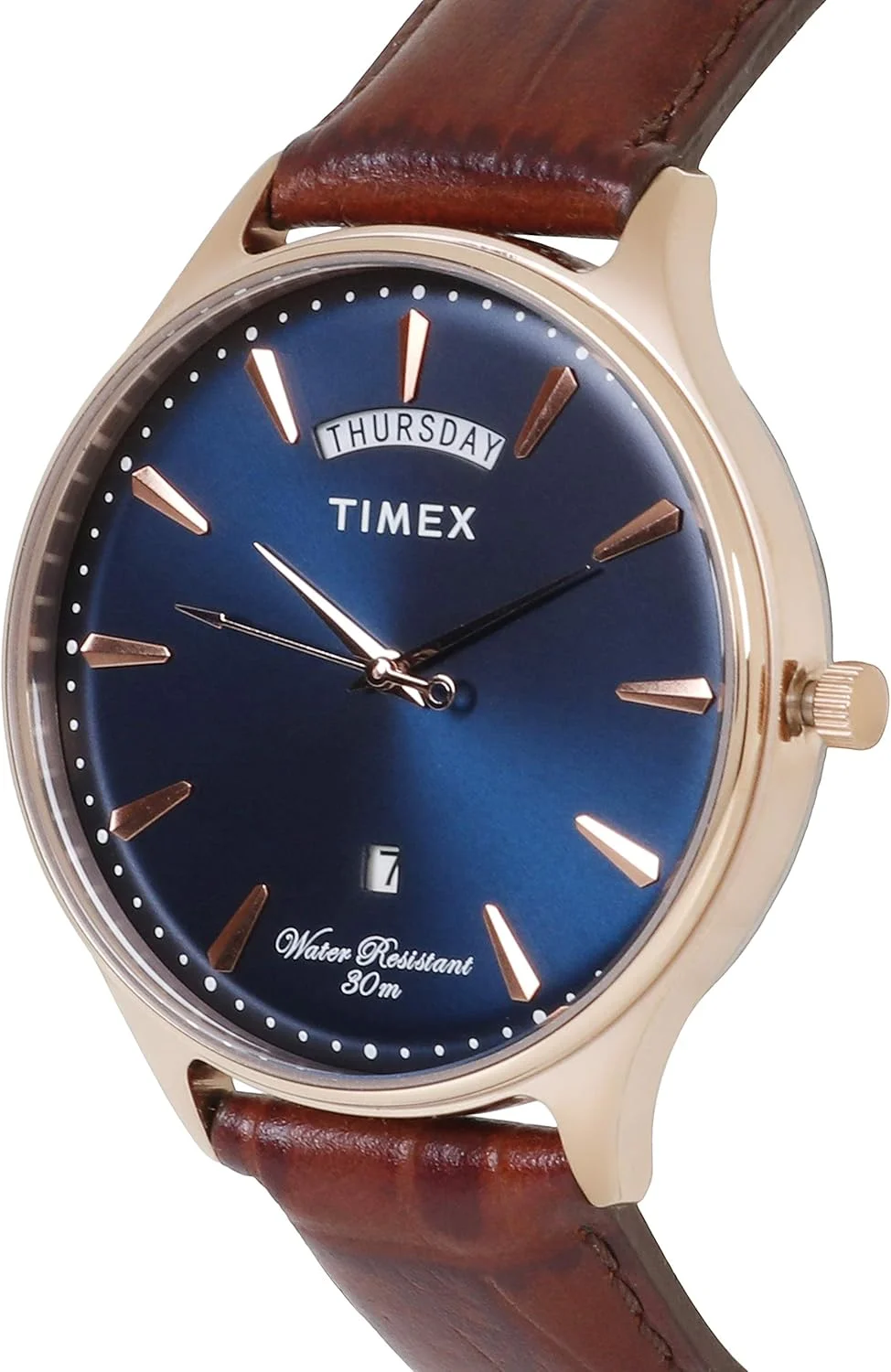 ساعت مچی مردانه Timex با صفحه آبی آنالوگ - TWEG16902 ساعت مچی مردانه Timex با صفحه آبی آنالوگ - TWEG16902