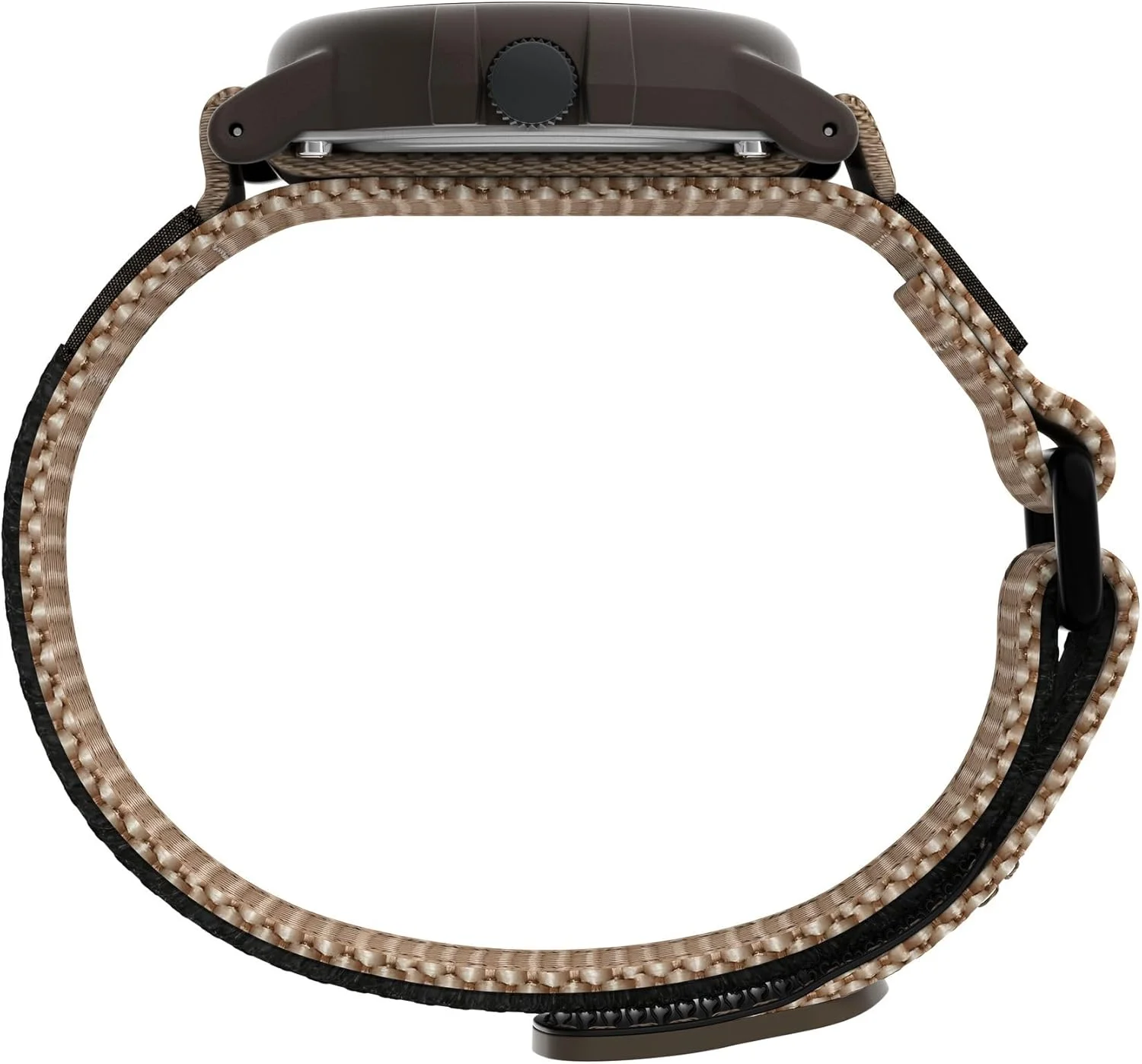 ساعت مردانه تایمکس Peanuts Camper 38mm - بند قهوه ای Fastwrap صفحه قرمز قاب مشکی ساعت مردانه تایمکس Peanuts Camper 38mm - بند قهوه ای Fastwrap صفحه قرمز قاب مشکی