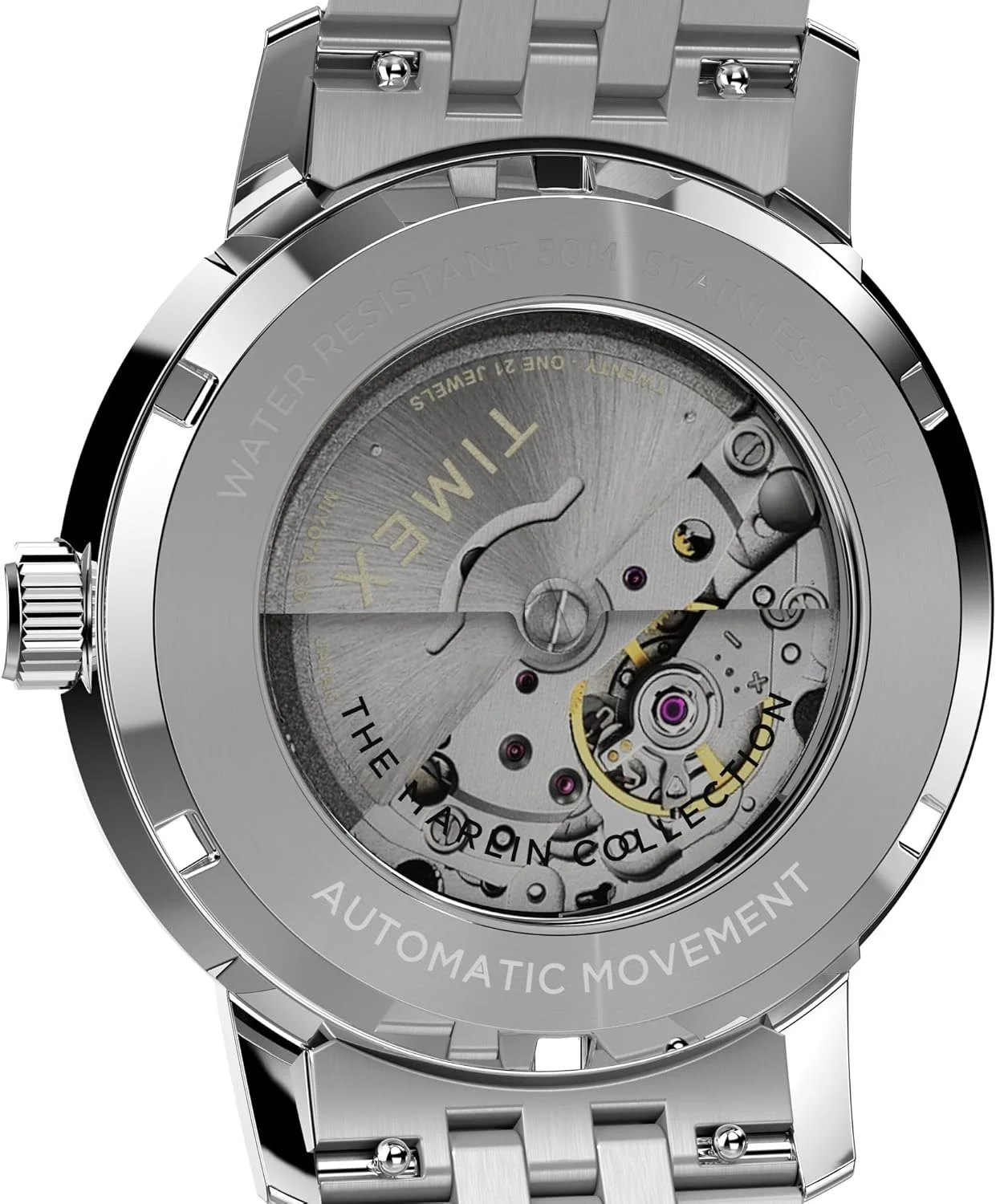ساعت مردانه Timex Marlin 40mm - بند استیل، قفل سریع، صفحه مشکی، قاب استیل ساعت مردانه Timex Marlin 40mm - بند استیل، قفل سریع، صفحه مشکی، قاب استیل