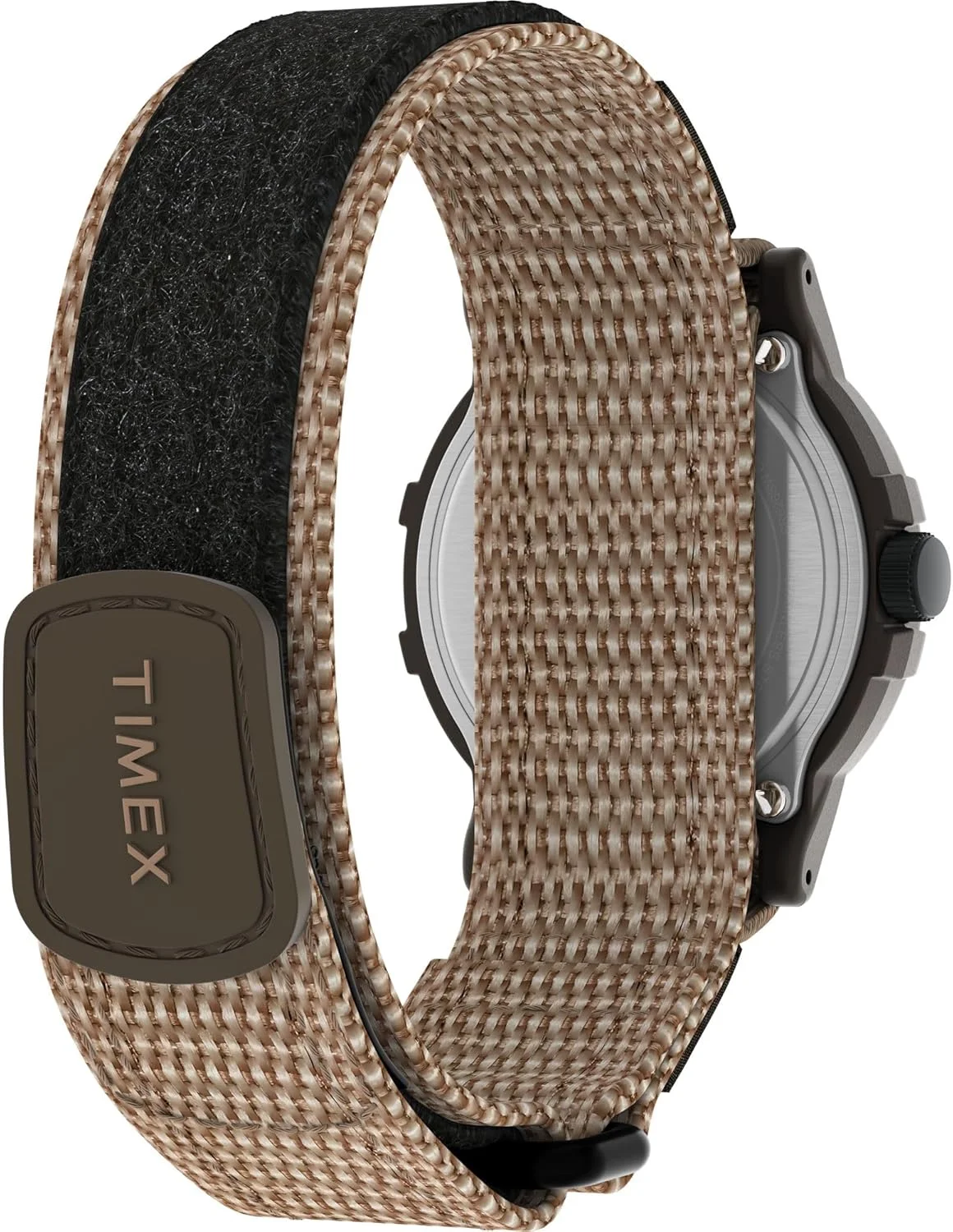 ساعت مردانه تایمکس Peanuts Camper 38mm - بند قهوه ای Fastwrap صفحه قرمز قاب مشکی ساعت مردانه تایمکس Peanuts Camper 38mm - بند قهوه ای Fastwrap صفحه قرمز قاب مشکی
