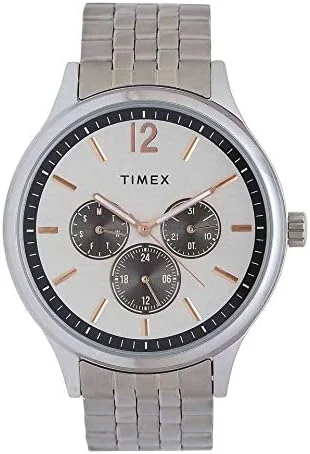 ساعت مچی مردانه آنالوگ تایمکس با صفحه نقره ای - TWEG18407