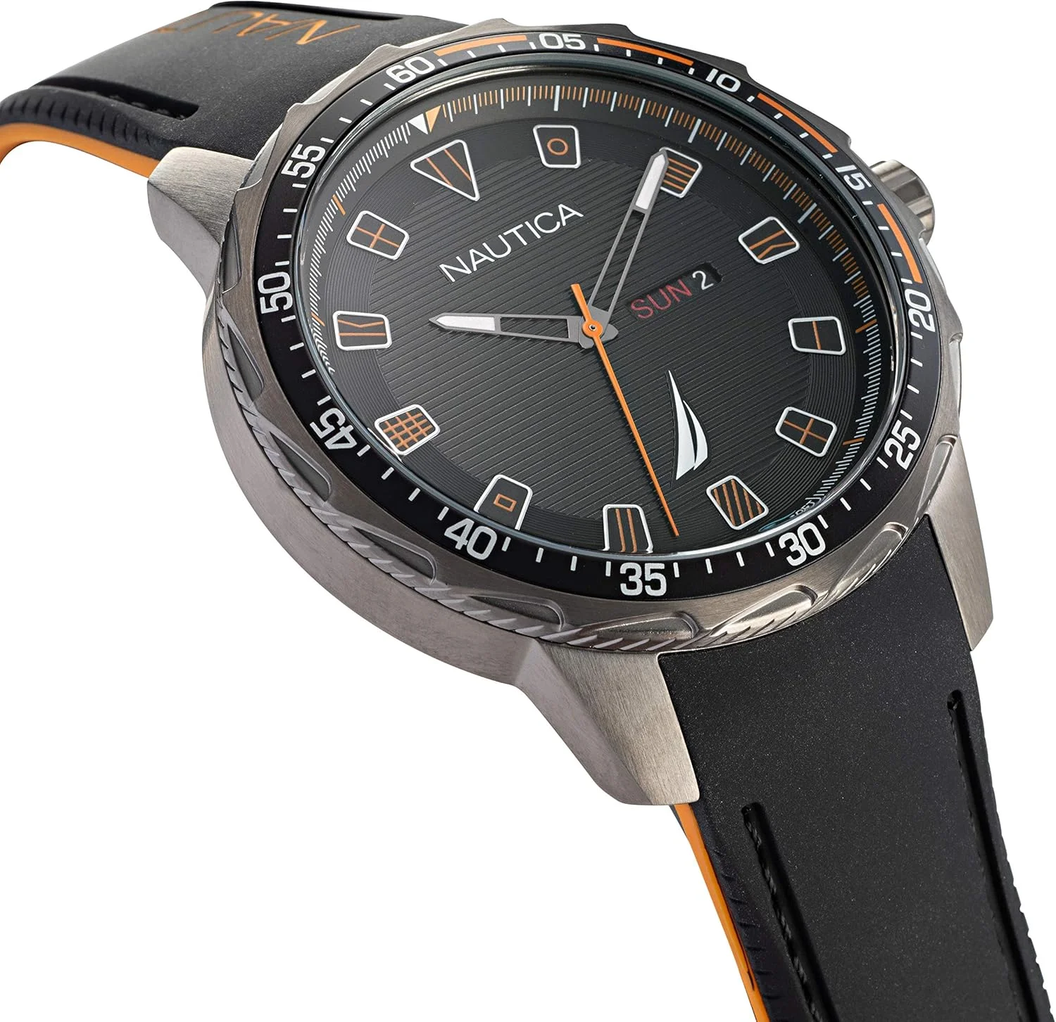 ساعت مچی مردانه Nautica مدل NAPCLS113 Coba Lake با بند سیلیکونی مشکی/مشکی/مشکی ساعت مچی مردانه Nautica مدل NAPCLS113 Coba Lake با بند سیلیکونی مشکی/مشکی/مشکی