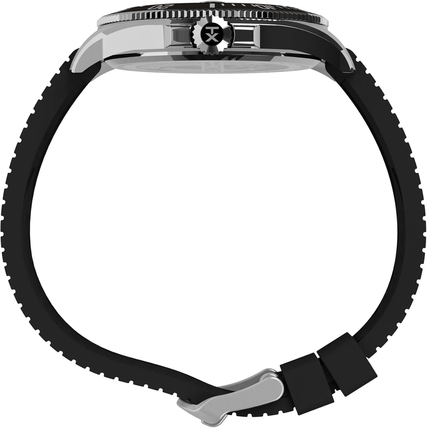 ساعت مردانه تایمکس Harborside Coast با قطر 43 میلیمتر - بند مشکی صفحه مشکی قاب استیل IP ساعت مردانه تایمکس Harborside Coast با قطر 43 میلیمتر - بند مشکی صفحه مشکی قاب استیل IP