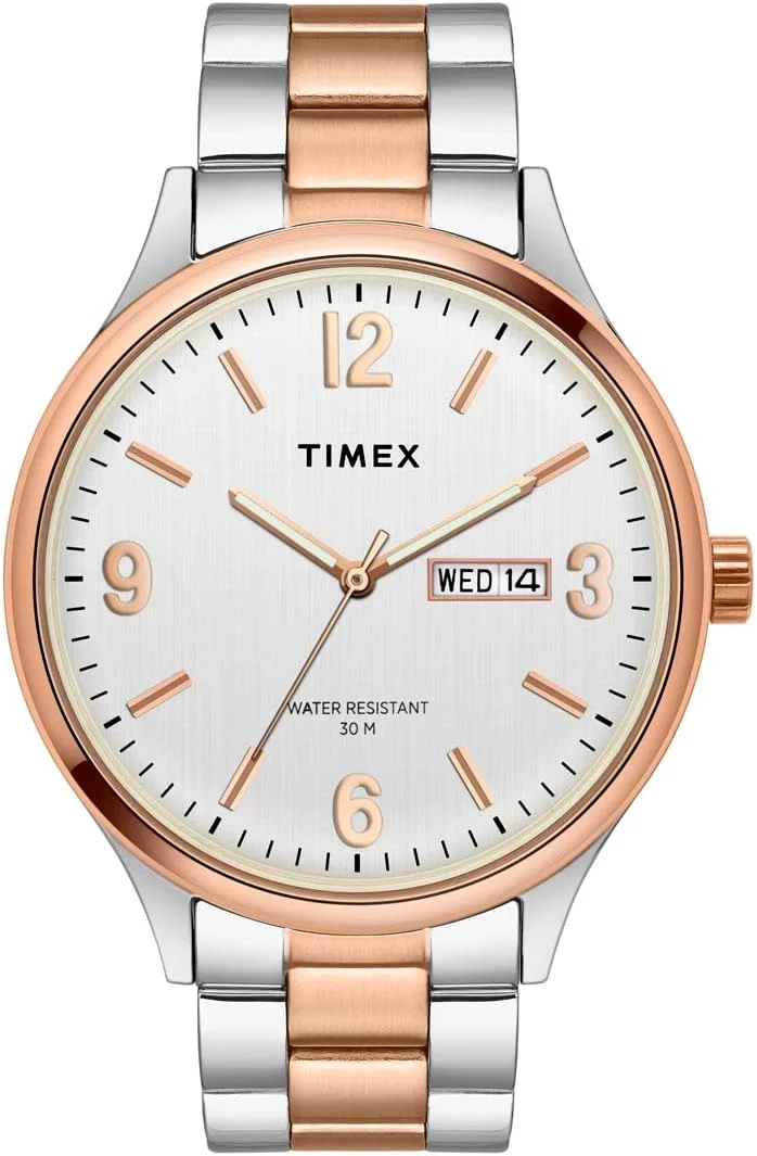 ساعت مچی مردانه آنالوگ Timex با صفحه نقره ای - TWEG18423، نقره ای، اسپرت