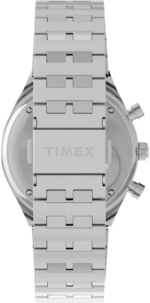 ساعت مچی مردانه آنالوگ TIMEX Q با صفحه گرد، مشکی تیره، یک تکه، کلاسیک ساعت مچی مردانه آنالوگ TIMEX Q با صفحه گرد، مشکی تیره، یک تکه، کلاسیک