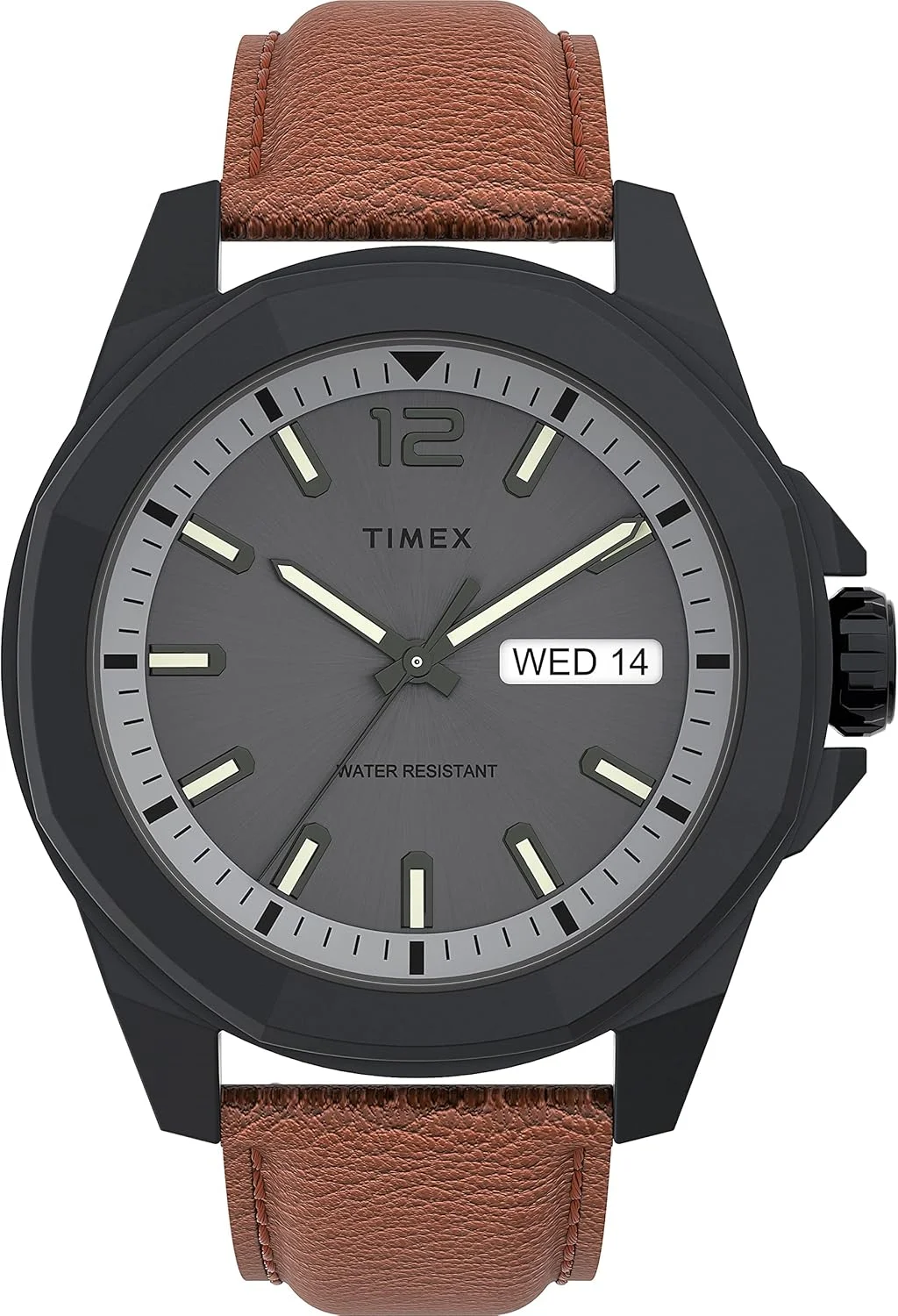 ساعت مچی مردانه Timex TW2U82200 Essex Ave، خاکستری، TW2U82200-AMZUK