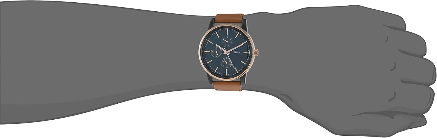 ساعت مچی آنالوگ مردانه TIMEX با صفحه گرد و ضد آب، آبی، ساعت آنالوگ ساعت مچی آنالوگ مردانه TIMEX با صفحه گرد و ضد آب، آبی، ساعت آنالوگ