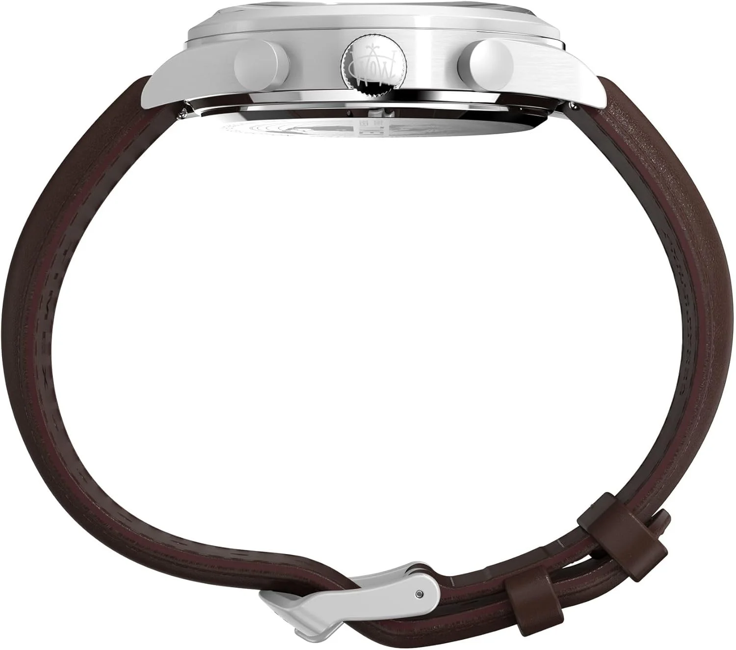 ساعت مچی آنالوگ مردانه TIMEX Waterbury Traditional با صفحه گرد آبی و بند پلاستیکی قهوه ای مقاوم در برابر آب - TW2W47900UJ