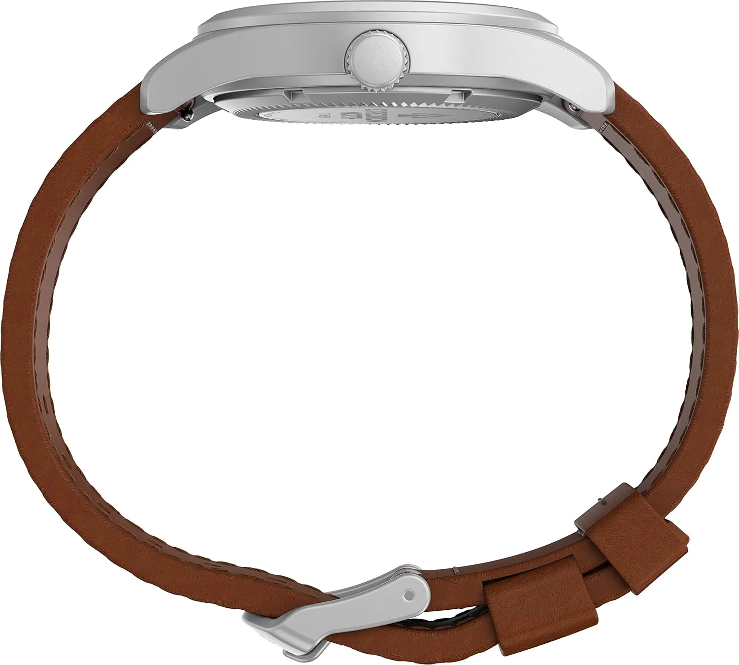ساعت مچی مردانه آنالوگ TIMEX Expedition Field Post Mechanical Handwind با صفحه گرد آبی و بند چرمی قهوه ای مقاوم در برابر آب - TW2V00700X6