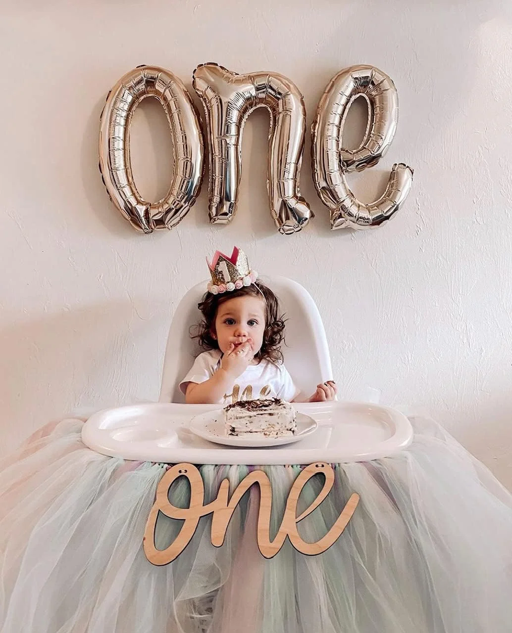 لباس تولد یک سالگی دخترانه - تیشرت تولد یک سالگی دخترانه