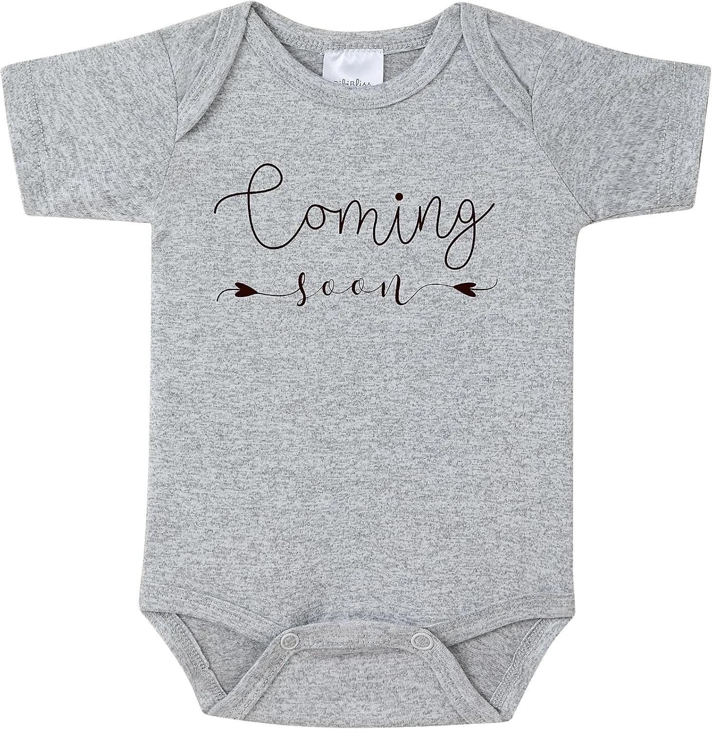 لباس نوزادی با طرح "به زودی می آیم" BIBIBLISSBABY، هدیه اعلام بارداری جدید برای پدربزرگ و مادربزرگ