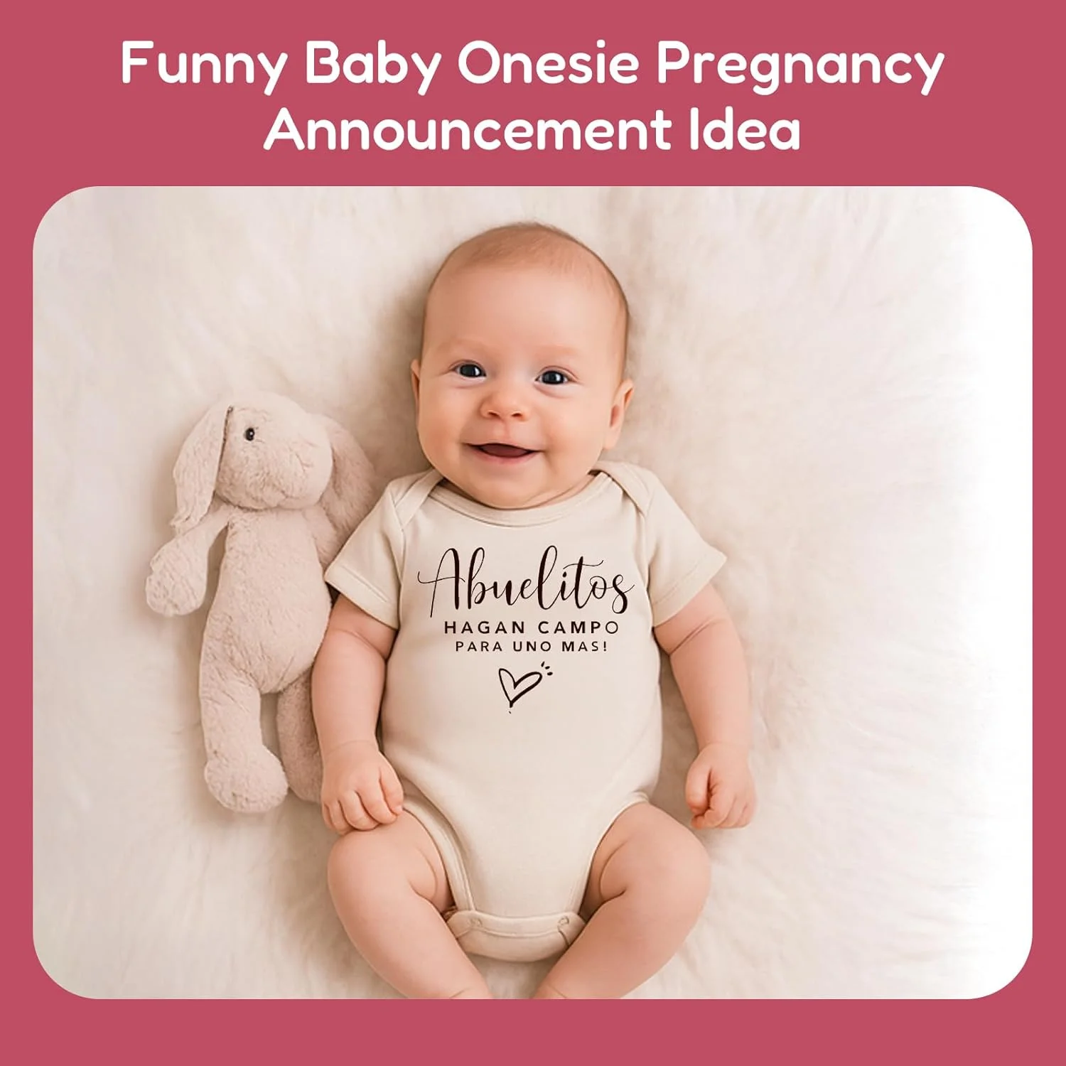 لباس نوزادی با طرح "به زودی می آیم" BIBIBLISSBABY، هدیه اعلام بارداری جدید برای پدربزرگ و مادربزرگ لباس نوزادی با طرح "به زودی می آیم" BIBIBLISSBABY، هدیه اعلام بارداری جدید برای پدربزرگ و مادربزرگ