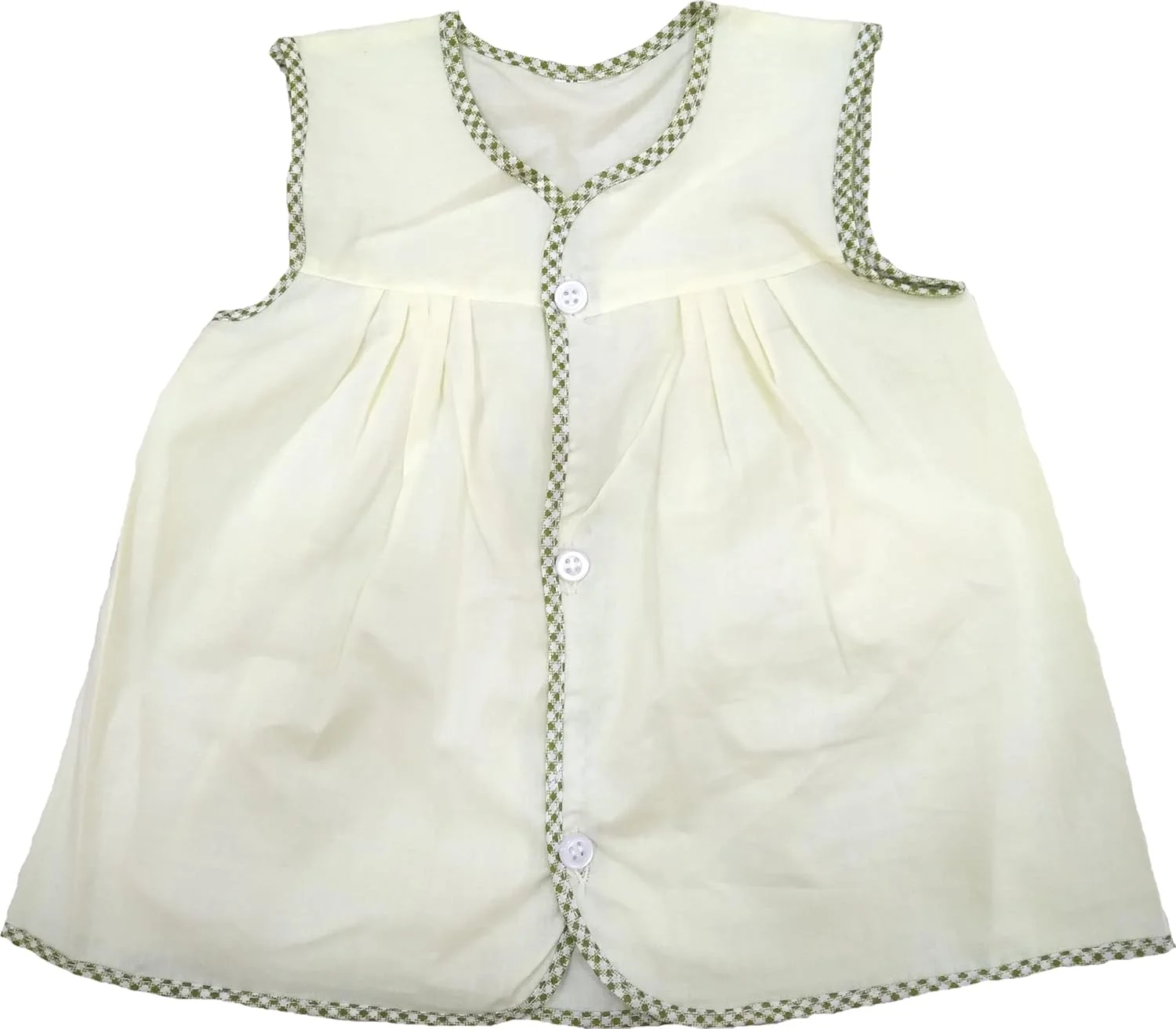 پیراهن نخی نرم و لطیف BabySphere برای نوزاد دختر (بسته 4 عددی) (12-18 ماهگی، ساده)