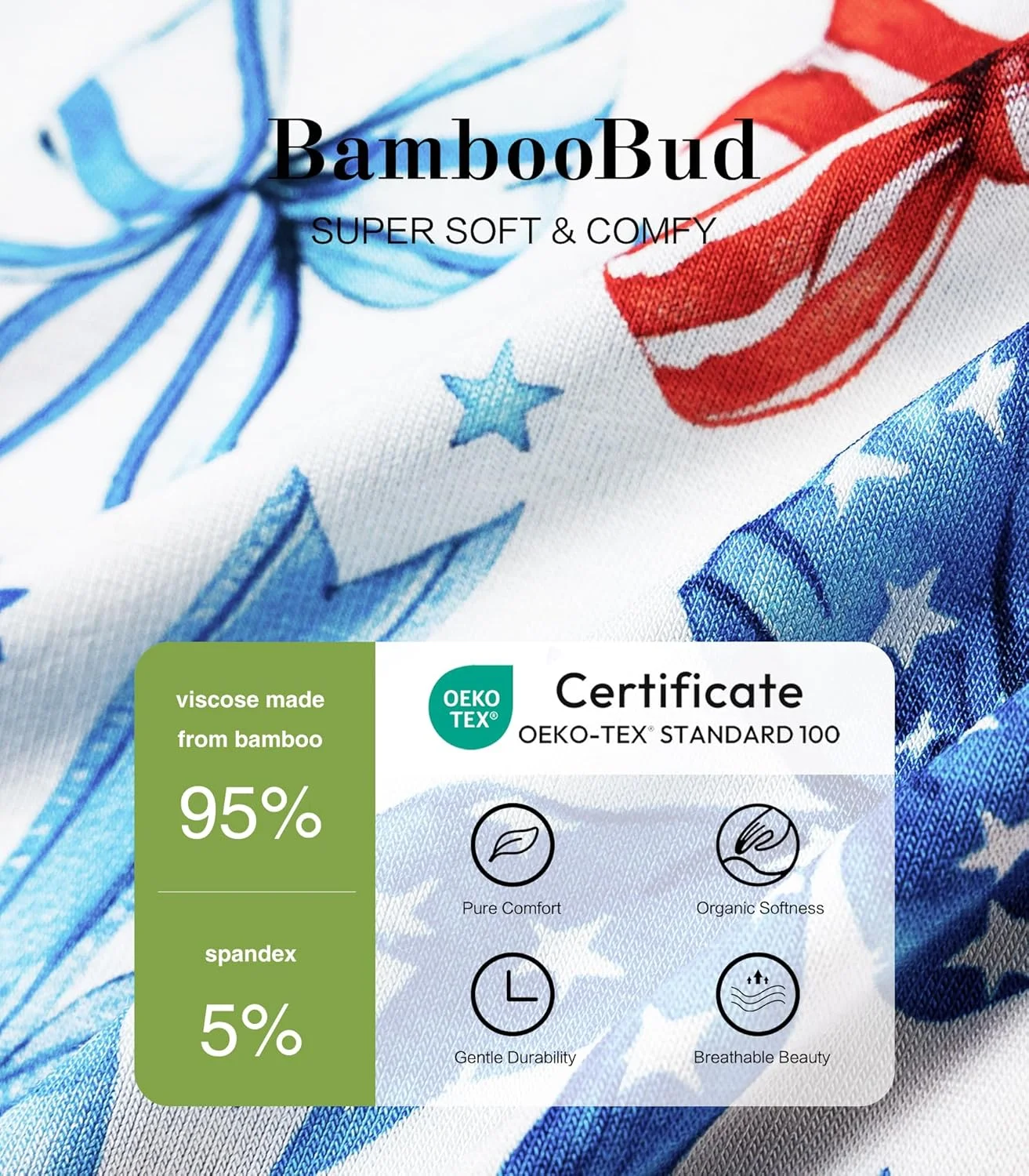 بادی دخترانه بامبو باد، لباس سرهمی بدون آستین چین دار نوزاد، لباس نرم دکمه دار تابستانی ویسکوز بامبو