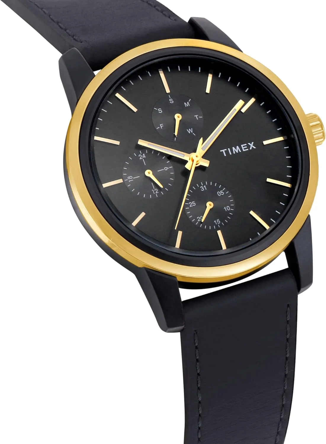 ساعت مچی آنالوگ مردانه TIMEX با صفحه گرد و ضد آب، مشکی، ساعت آنالوگ ساعت مچی آنالوگ مردانه TIMEX با صفحه گرد و ضد آب، مشکی، ساعت آنالوگ