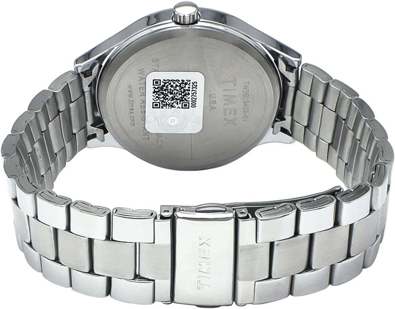 ساعت مچی آنالوگ مردانه TIMEX با صفحه گرد و ضد آب، نقره ای، کلاسیک ساعت مچی آنالوگ مردانه TIMEX با صفحه گرد و ضد آب، نقره ای، کلاسیک