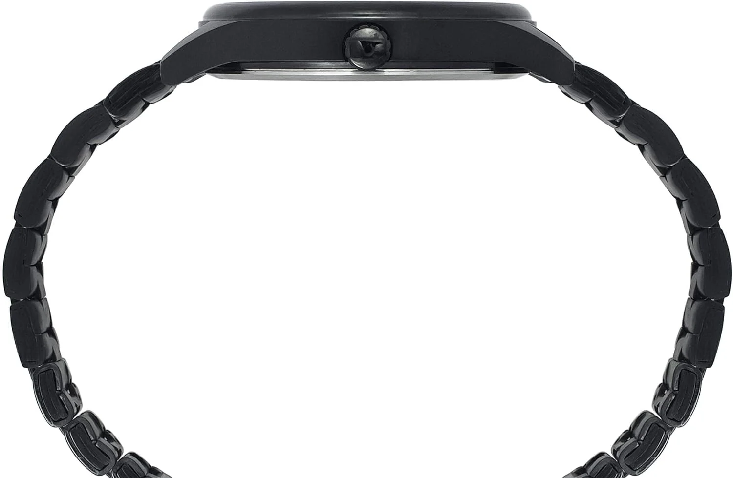 ساعت مچی آنالوگ مردانه TIMEX با صفحه گرد و ضد آب، مشکی-1، کلاسیک