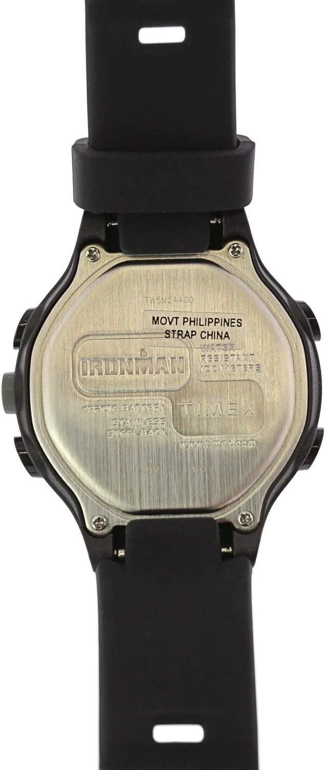 ساعت مچی مردانه تایمکس Ironman Essential TW5M24400 با بند سیلیکونی مشکی کوارتز ساعت مچی مردانه تایمکس Ironman Essential TW5M24400 با بند سیلیکونی مشکی کوارتز