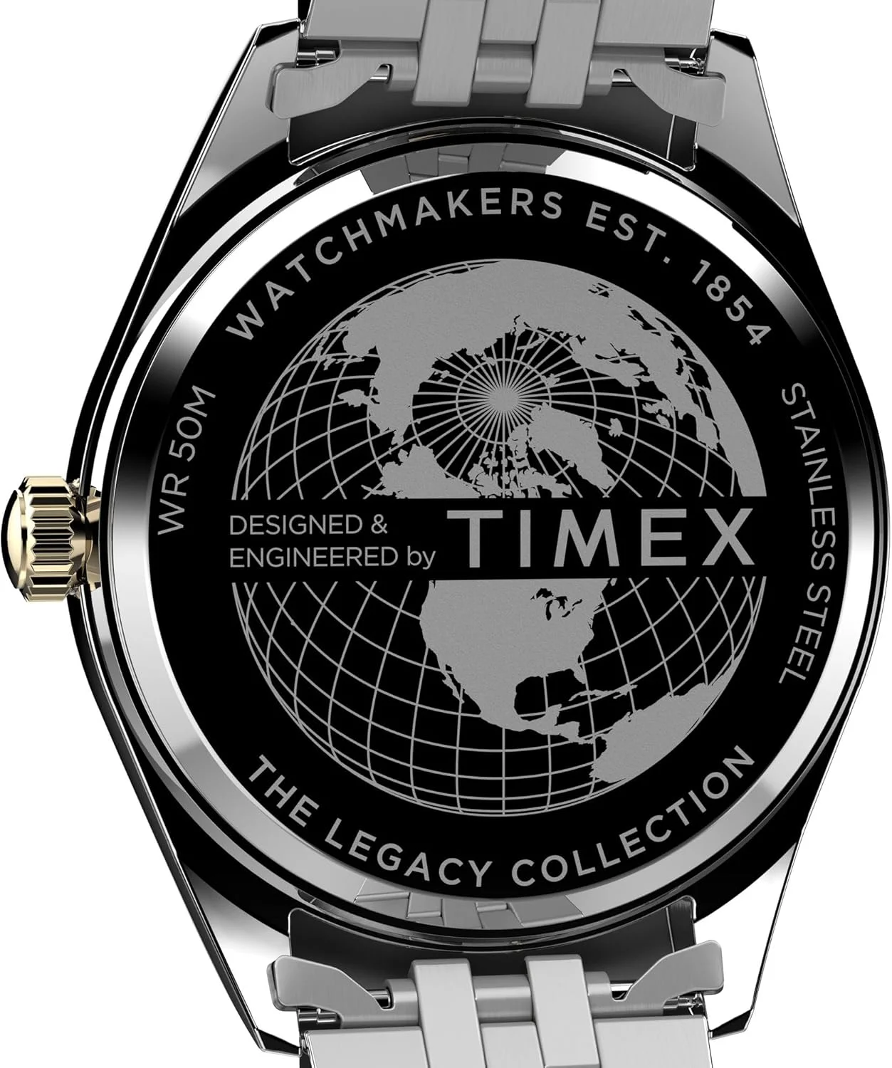 ساعت مچی آنالوگ مردانه TIMEX Legacy با صفحه گرد سبز و بند دستبند استیل ضد زنگ چند رنگ مقاوم در برابر آب - TW2W42800UJ ساعت مچی آنالوگ مردانه TIMEX Legacy با صفحه گرد سبز و بند دستبند استیل ضد زنگ چند رنگ مقاوم در برابر آب - TW2W42800UJ
