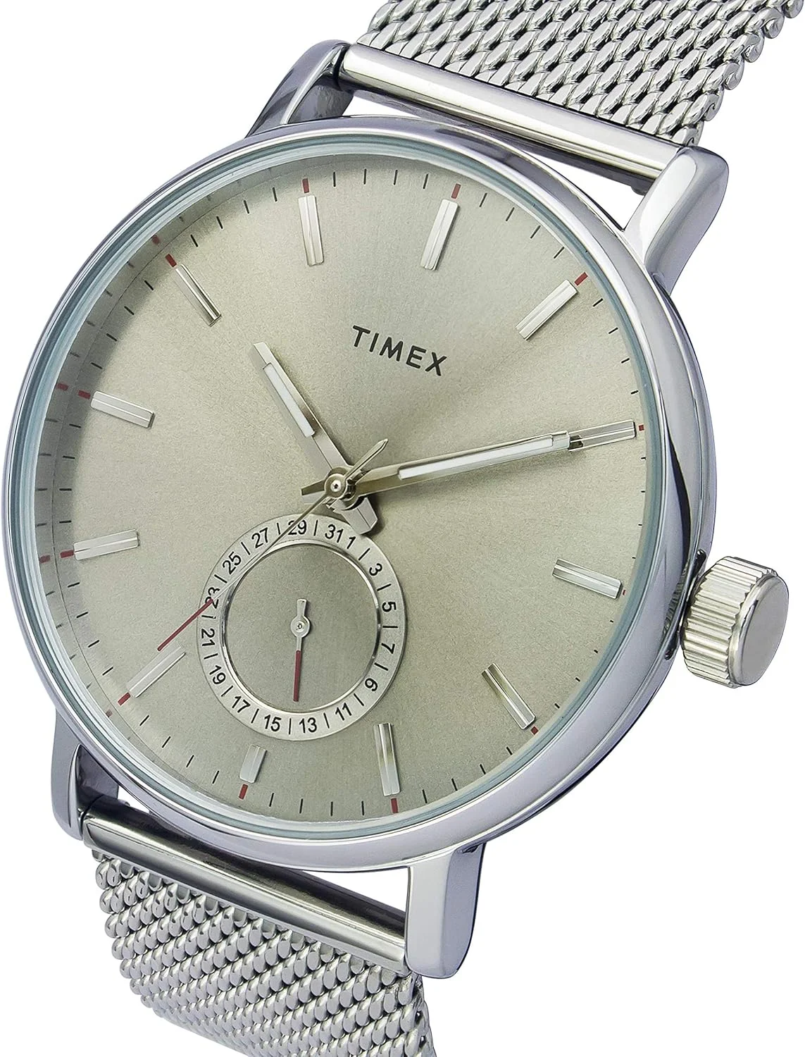 ساعت مچی آنالوگ مردانه TIMEX با صفحه گرد و ضد آب، خاکستری، ساعت آنالوگ ساعت مچی آنالوگ مردانه TIMEX با صفحه گرد و ضد آب، خاکستری، ساعت آنالوگ