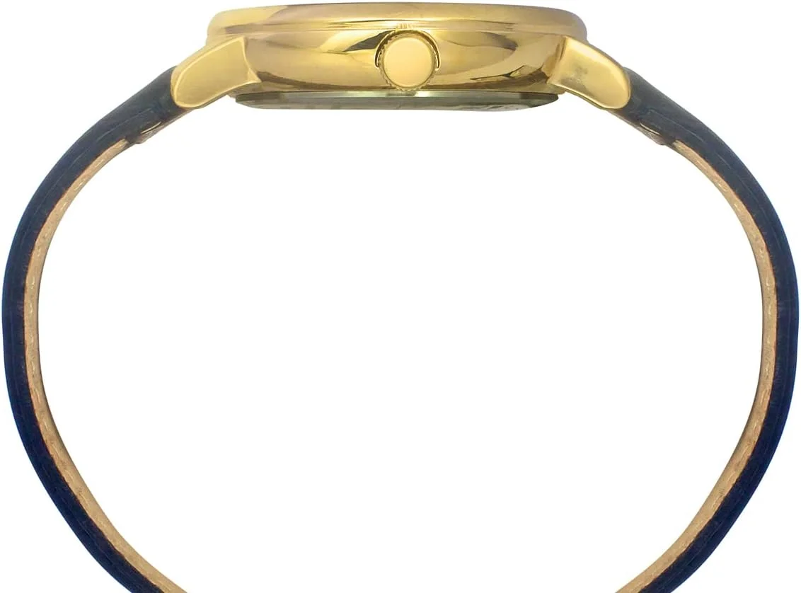 ساعت مچی آنالوگ مردانه TIMEX با صفحه گرد آبی و بند چرمی آبی مقاوم در برابر آب - TWEG20016 ساعت مچی آنالوگ مردانه TIMEX با صفحه گرد آبی و بند چرمی آبی مقاوم در برابر آب - TWEG20016