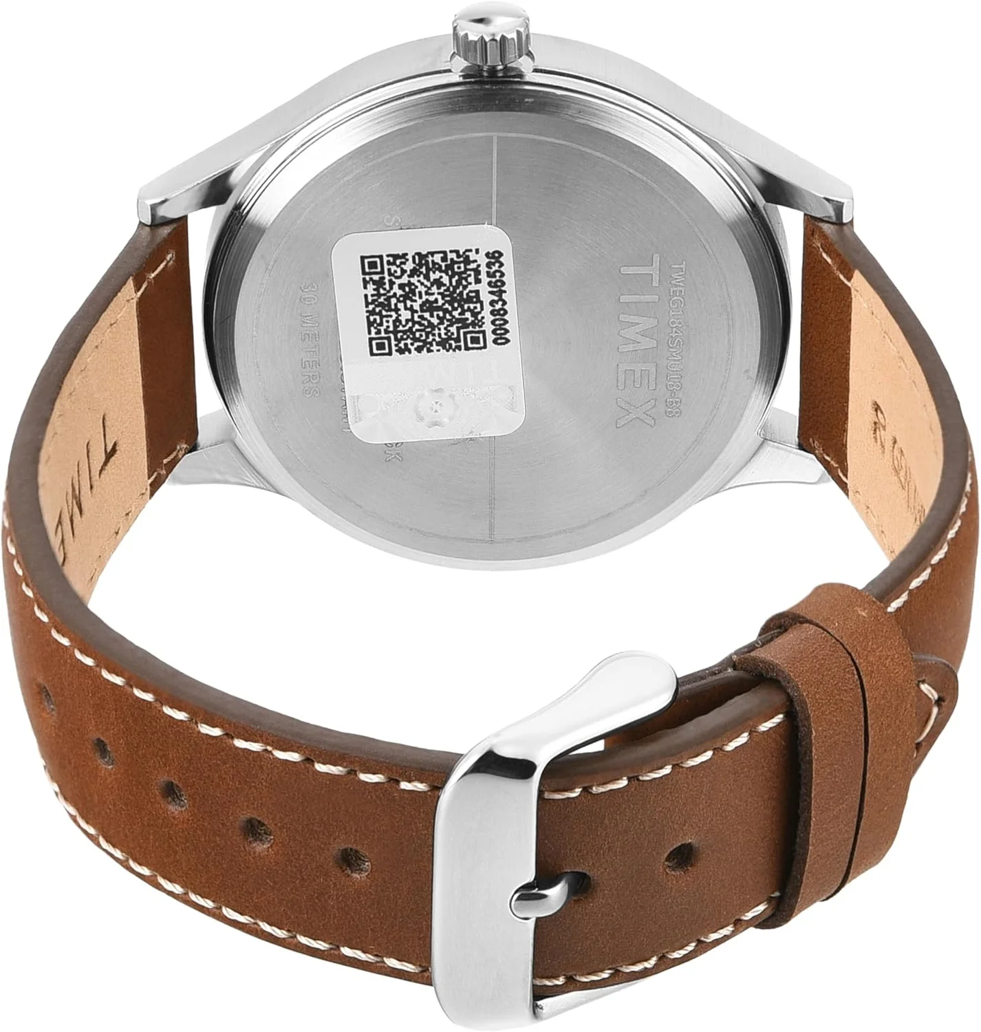 ساعت آنالوگ مردانه TIMEX با صفحه گرد و ضد آب، ساعت مچی مردانه، آبی-1، ساعت آنالوگ