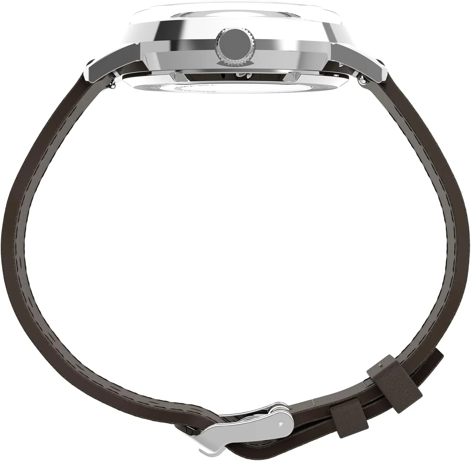 ساعت مچی مردانه اتوماتیک مکانیکی TIMEX Marlin با صفحه گرد آبی و بند چرمی قهوه ای مقاوم در برابر آب - TW2V44500U9 ساعت مچی مردانه اتوماتیک مکانیکی TIMEX Marlin با صفحه گرد آبی و بند چرمی قهوه ای مقاوم در برابر آب - TW2V44500U9