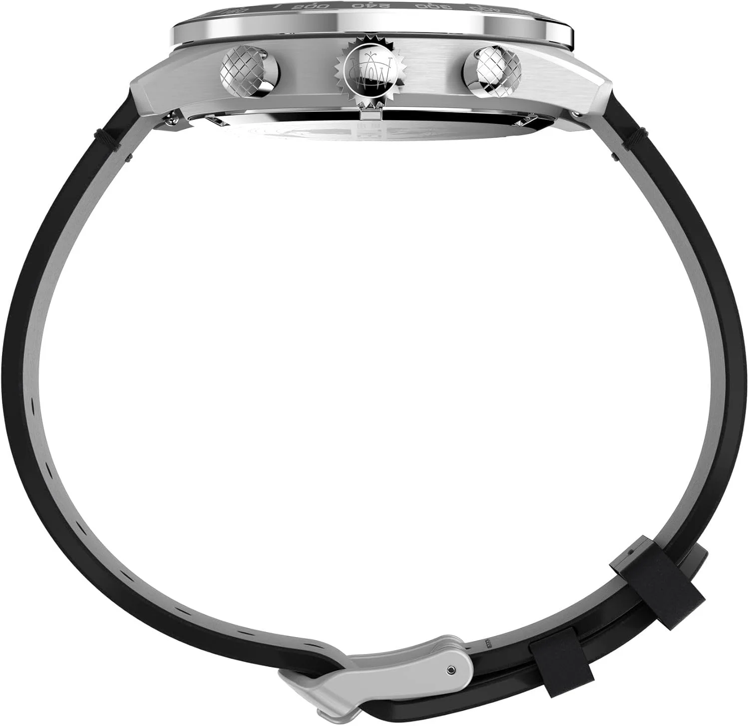 ساعت مچی آنالوگ مردانه TIMEX Waterbury Traditional با صفحه گرد آبی و بند چرمی مشکی مقاوم در برابر آب - TW2V42500UJ