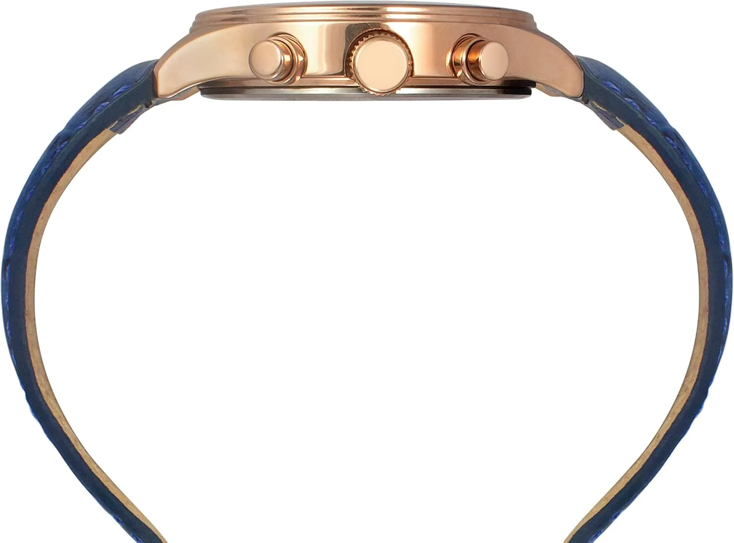 ساعت مچی آنالوگ مردانه TIMEX با صفحه گرد آبی و بند چرمی آبی مقاوم در برابر آب - TWEG19807 ساعت مچی آنالوگ مردانه TIMEX با صفحه گرد آبی و بند چرمی آبی مقاوم در برابر آب - TWEG19807